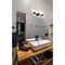Z-Lite Thayer Vanity, 3-Light, 22.5 In.W x 5.75 In.L x 8.75 In.H, Matte Black/Clear 742-3V-MB - alternate 6
